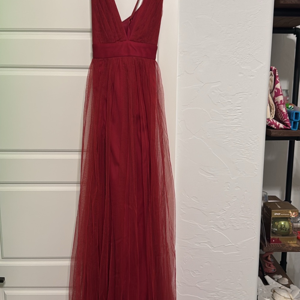 Windsor Burgundy Maxi Dress
